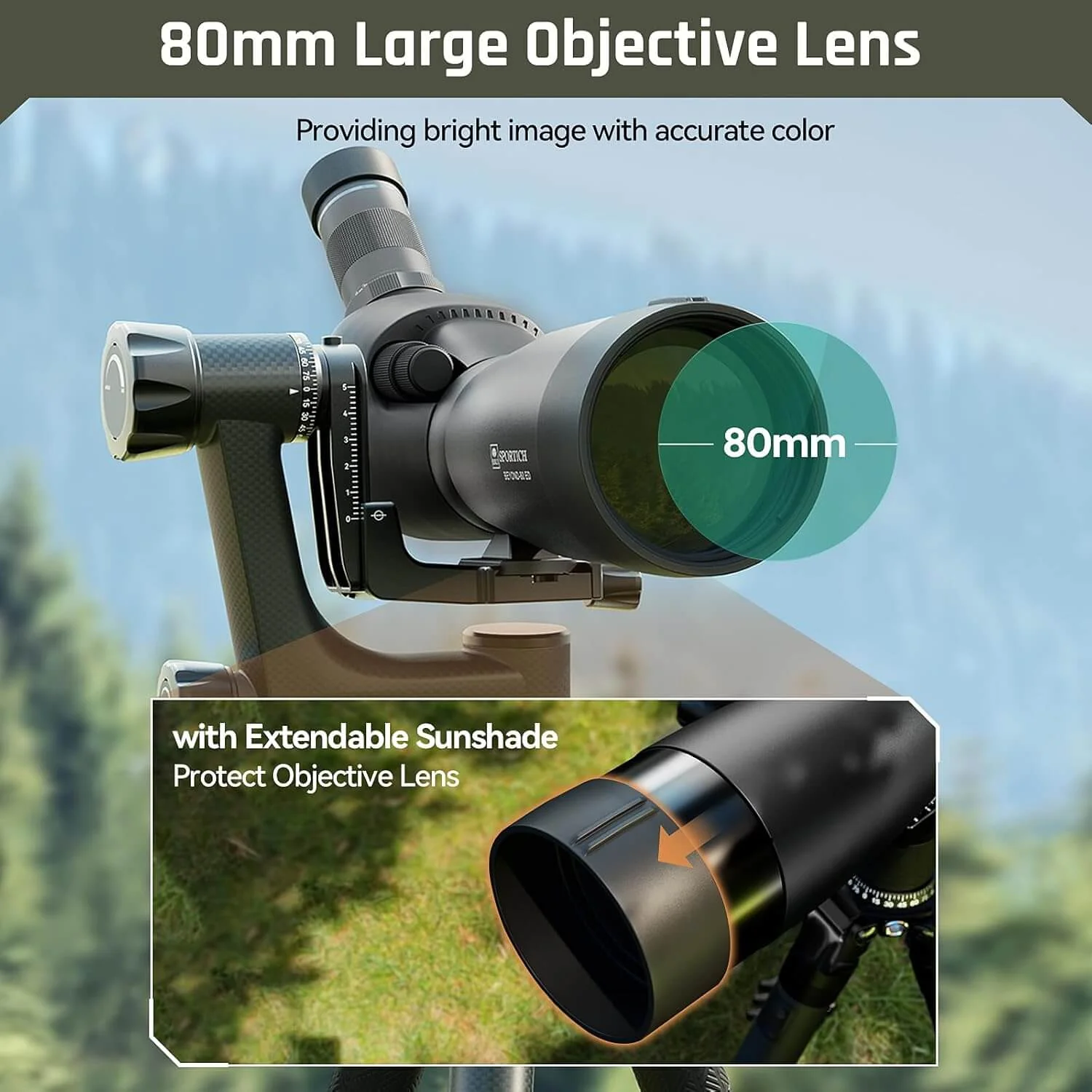 SIRUI Beyond S6080A Spotting Scopes For Hunting & Observation - Image 5
