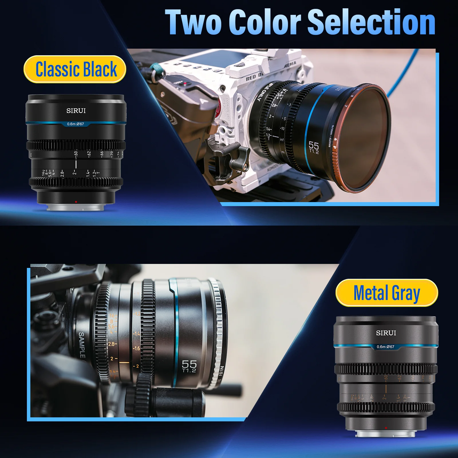 SIRUI Night Walker T1.2 S35 Frame Cine Lens Series - Image 5