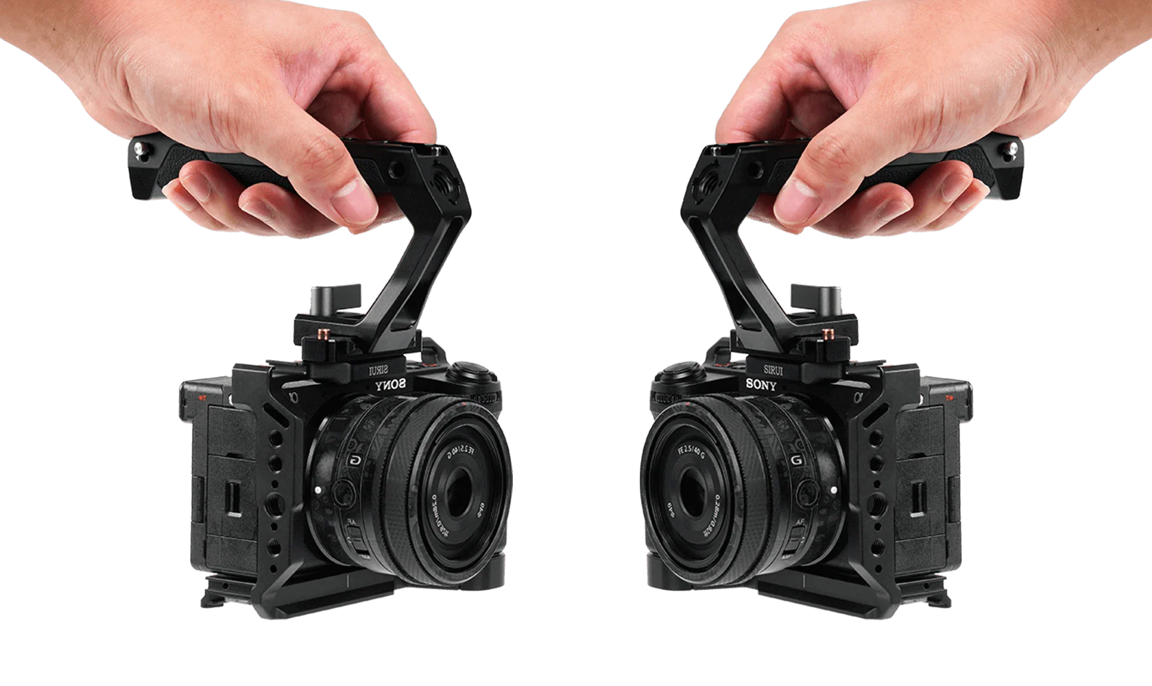 SIRUI Lightweight Silicone Grip NATO Top Handle SC-TH for Camera Cage - Image 5